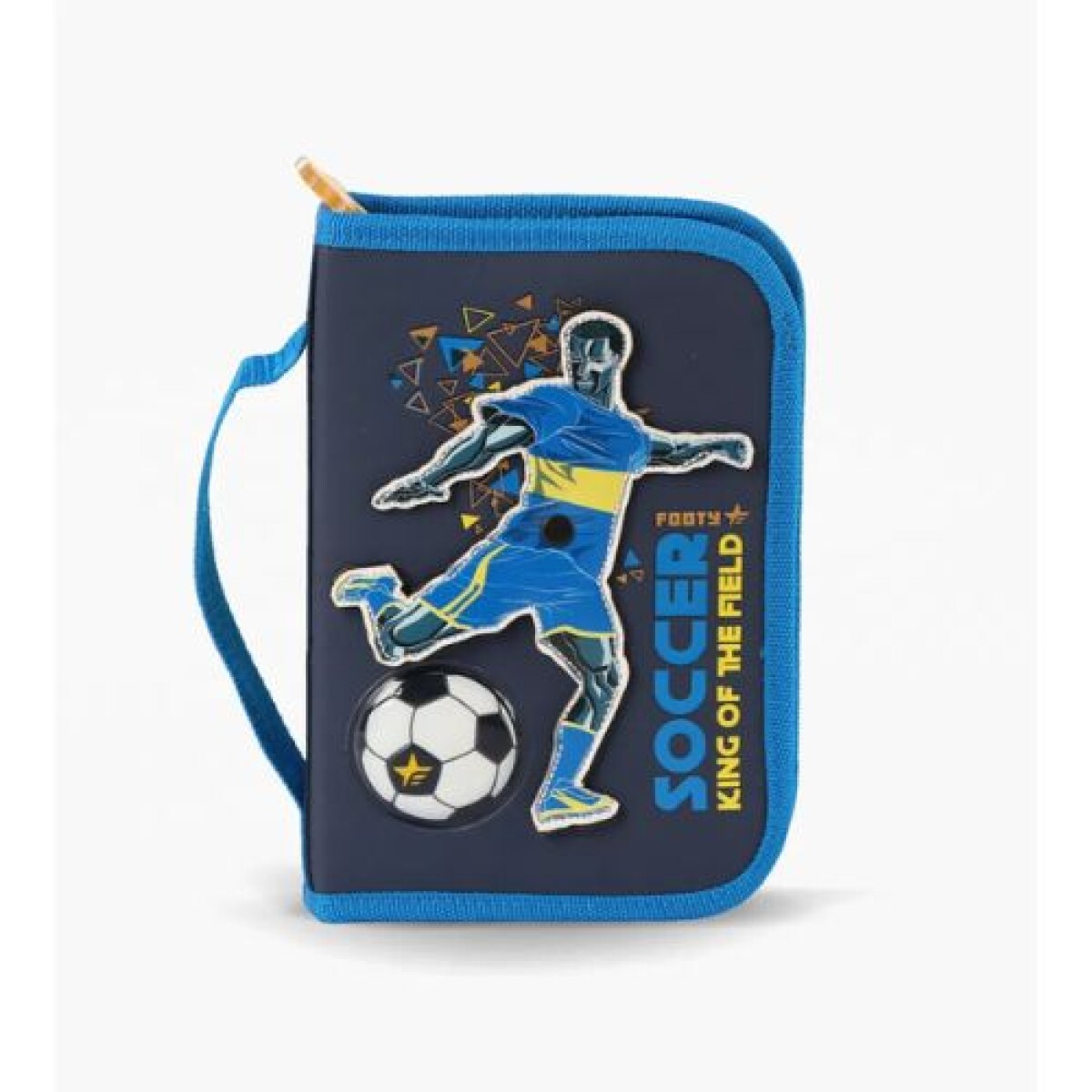 Cartuchera Footy Rectangular Futbol 