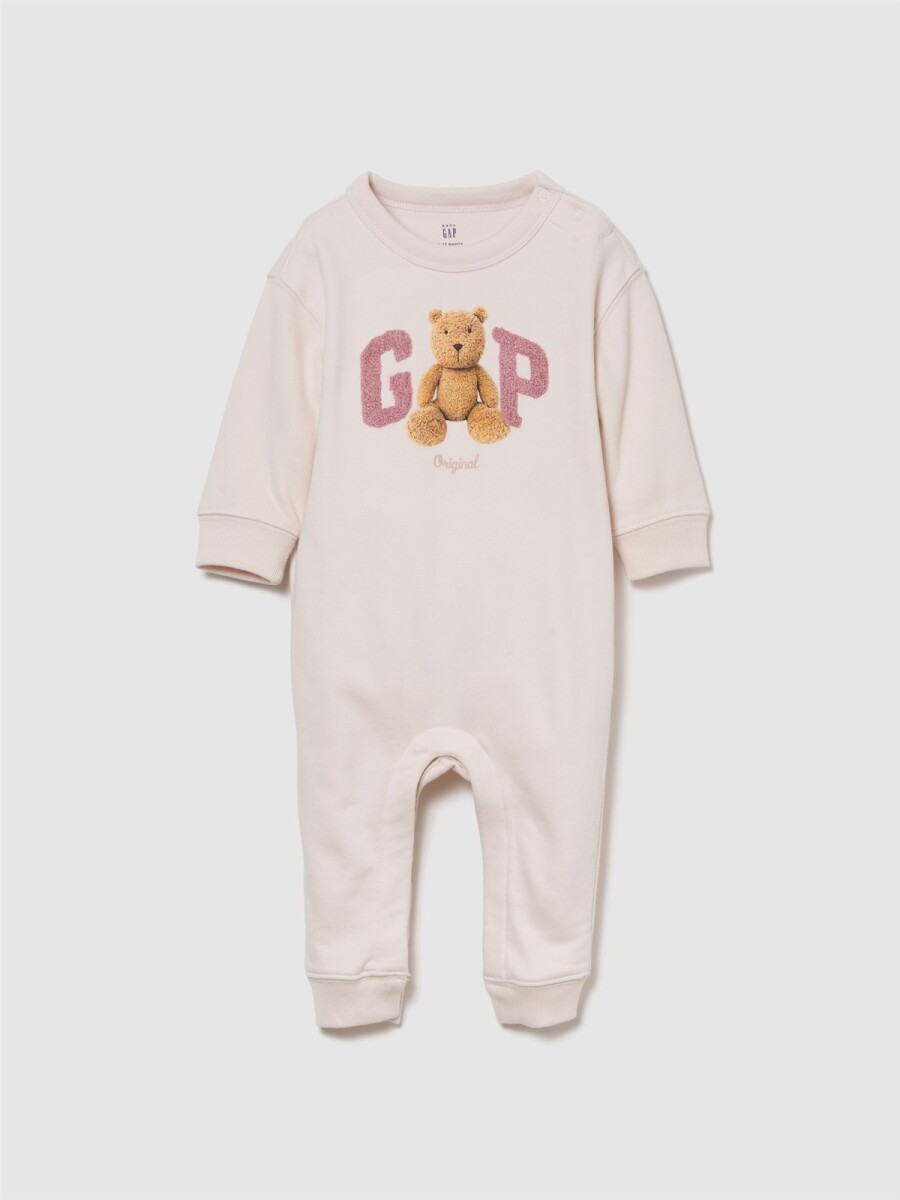 Pijama Logo Gap Bebé - Barely Pink 
