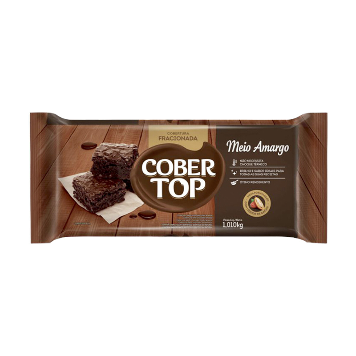 Chocolate de cobertura GOURMET BEL 1kg - Medio amargo 