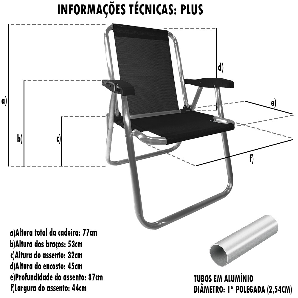 Silla En Aluminio Compacta Zaka PLUS Azul