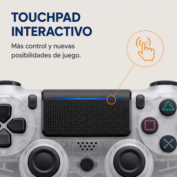 Joystick Mando Control Inalambrico Compatible Play 4 Ps4 Color Variante Gris
