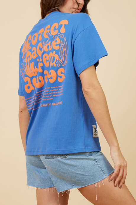 T-SHIRT NIJAR RUSTY Azul