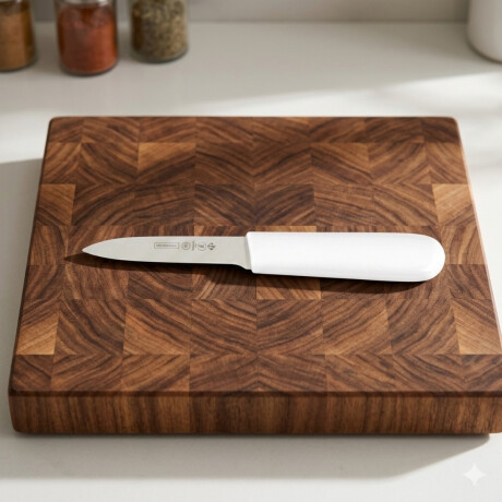 Cuchillo de legumbres 3,2'' con mango BLANCO