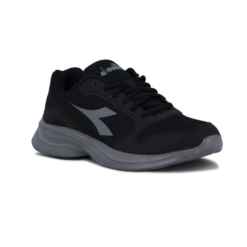 Diadora Champion Hombre Running ROBIN 4 Negro-Gris Oscuro