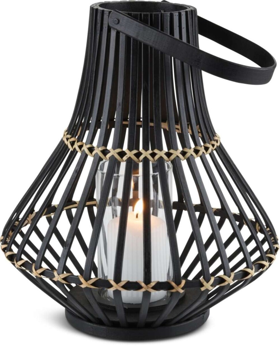 Farol SIVAUK Ø31x35cm negro - Negro 