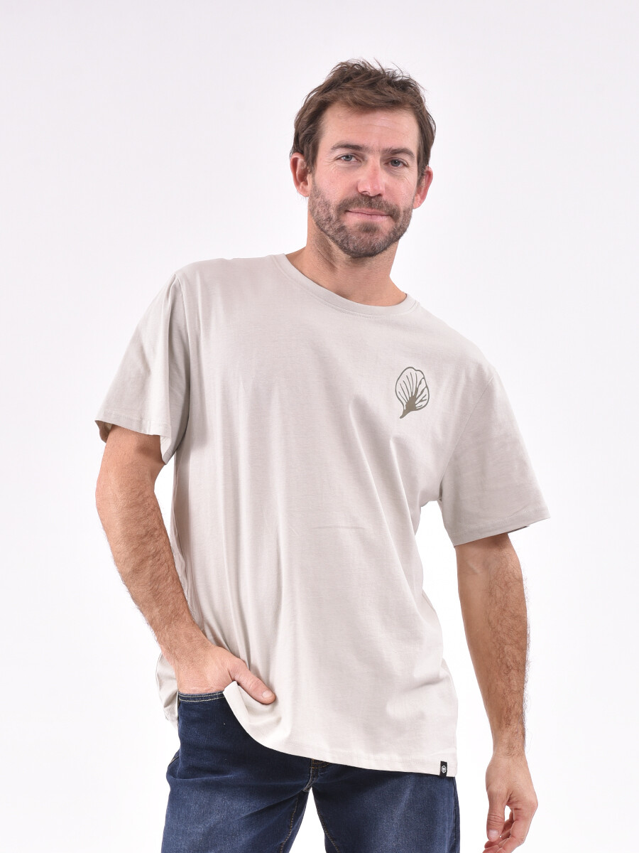 REMERA NAUPLIA - VERDE GRISACEO 