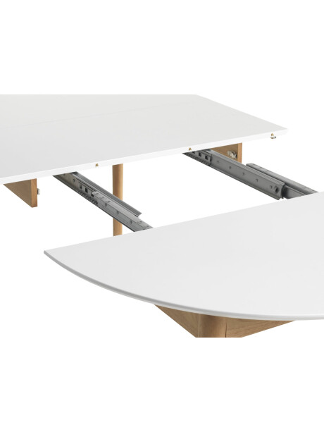 Mesa de comedor MARSTRAND Ø110/110x200 bl Mesa de comedor MARSTRAND Ø110/110x200 bl