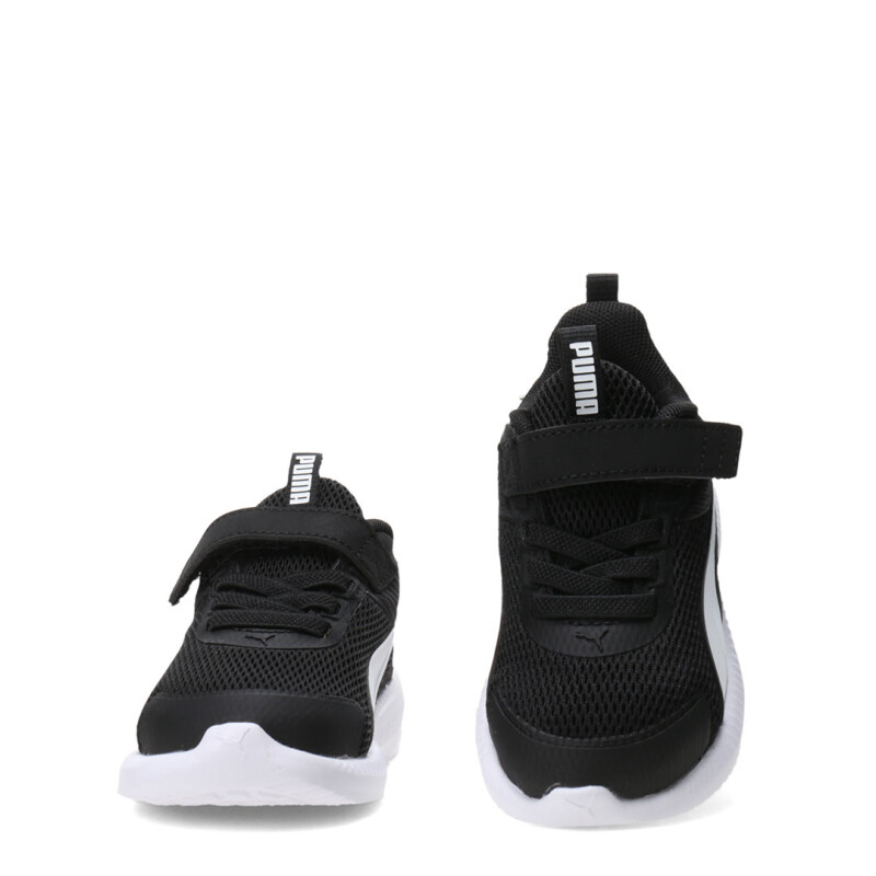 Championes de Niños Puma Flyer 4 Ac+ Infantil Negro - Blanco