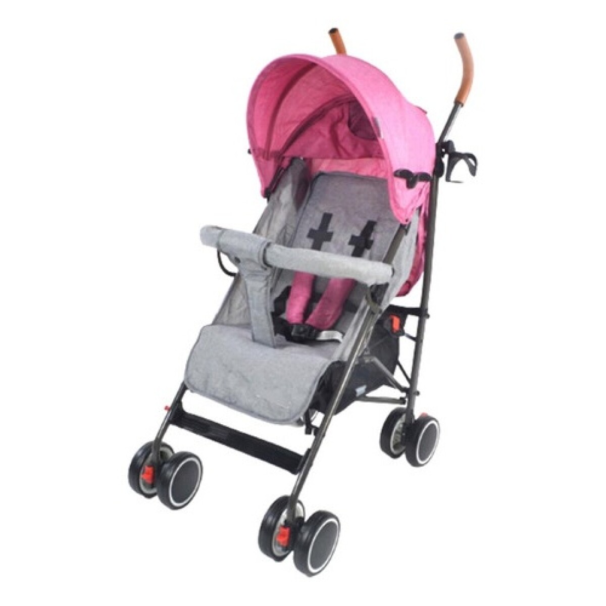 Cochecito Paragüitas Plegable Bebesit Clap Hasta 15Kg - Rosa 