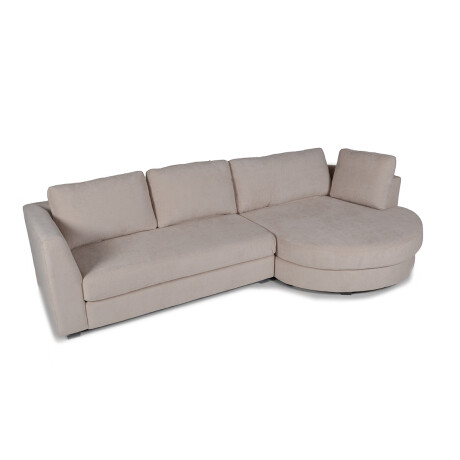 Rinconera Lotus - Tela Microfibra - Chaise Derecho 12072 (Beige)