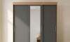 Ropero 3 Puertas Wardrobe Roble /Grafito
