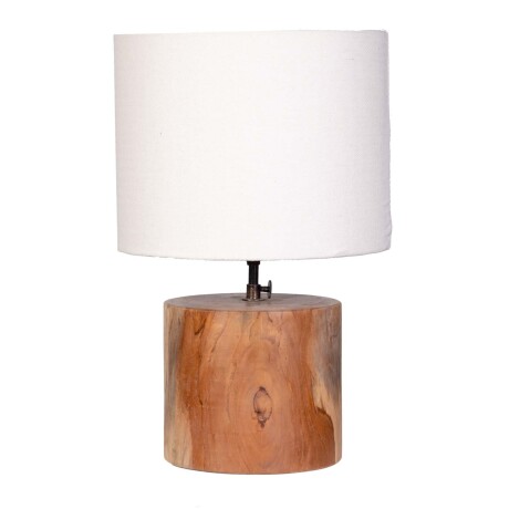 LÁMPARA DE MESA DUNE III MADERA-DE-TECA NATURAL-BEIGE NATURAL