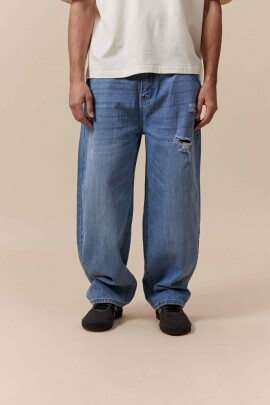 Pantalon denim Baloon AZUL CLARO JEAN