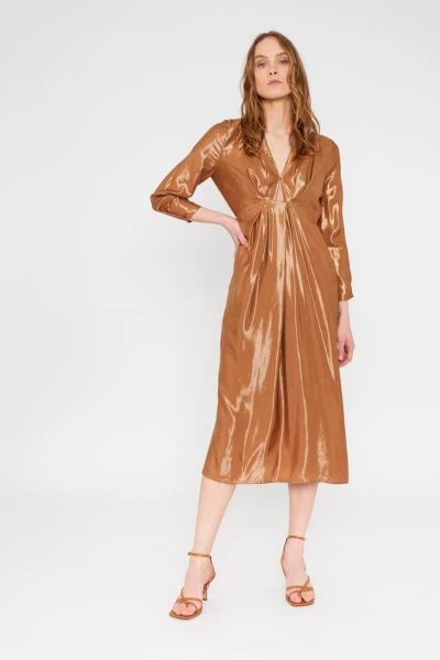 IRIS DRESS Marron