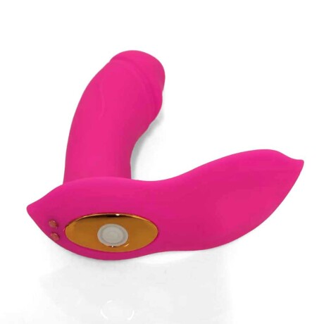 Vibrador Silicona Doble Estimulador Invisible Vibrator Rosa