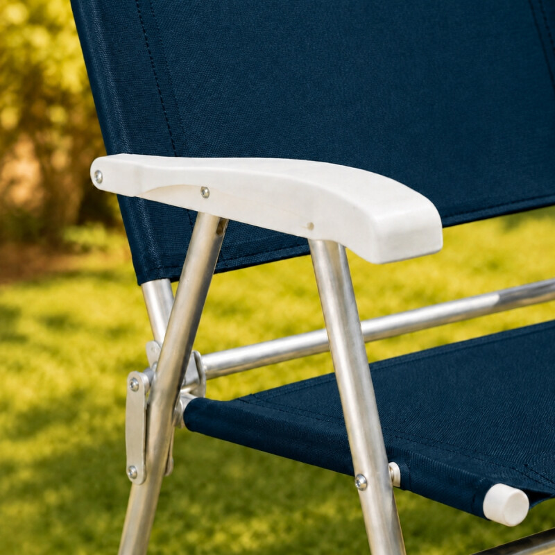 Silla Master Plus Aluminio AZUL OSCURO