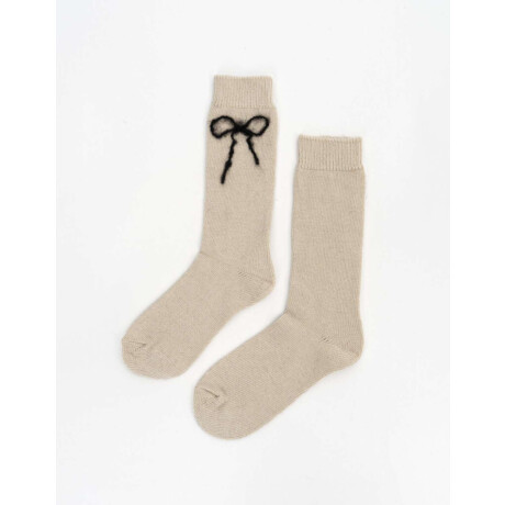 Medias Moño Combinacion Bicolor