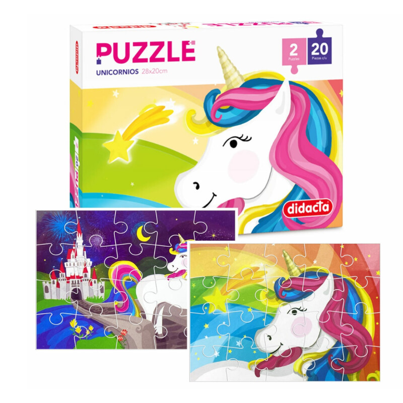 Puzzle Unicornios 2 de 20 piezas Puzzle Unicornios 2 de 20 piezas