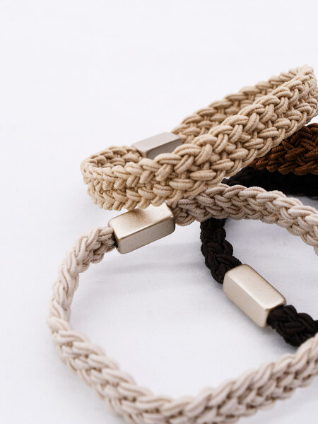 COLEROS PACK X 5 BEIGE