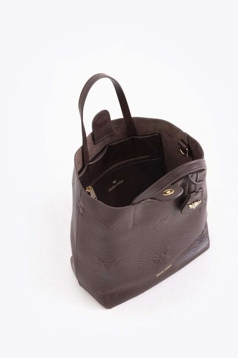 TOTE HONEY SMALL Chocolate