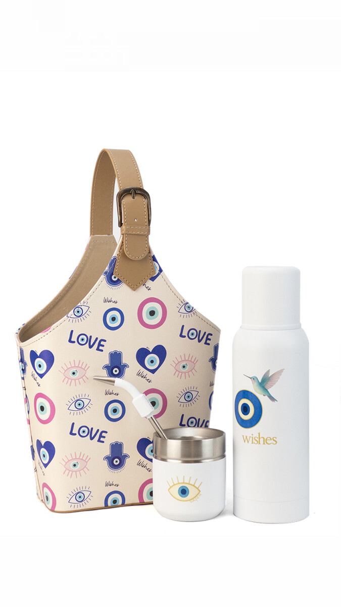 KIT MATERO VELVET - BLANCO *EDICION LIMITADA WISHES* 