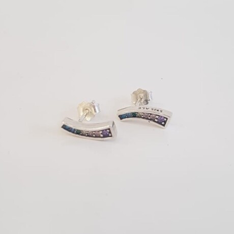 Caravanas Rainbow - Plata 925 Caravanas Rainbow - Plata 925