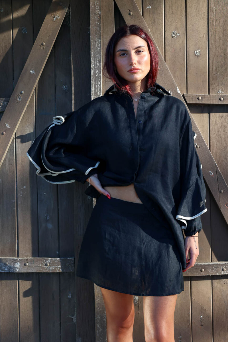 Camisa Cannes NEGRO