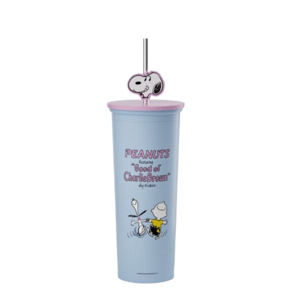 Vaso Snoopy 800ml celeste