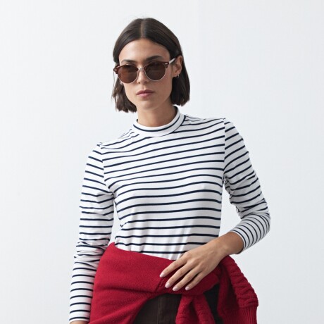 POLERA SAMUEL Azul Marino