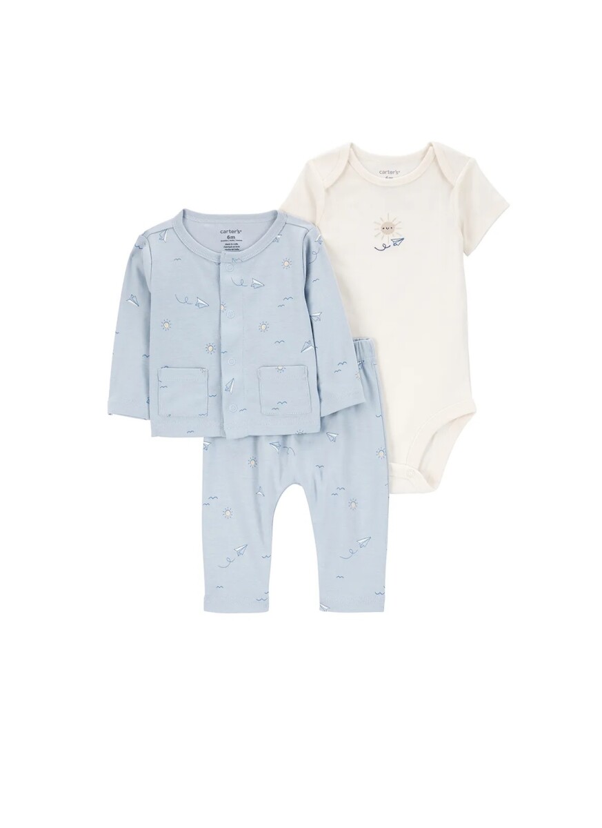 Primera Muda Carters Aviones 