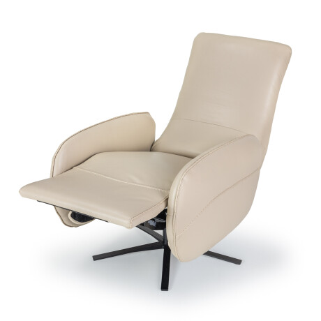 Butaca Cindy (Reclinable) - Cuero Básico 519 Beige - (Preventa)