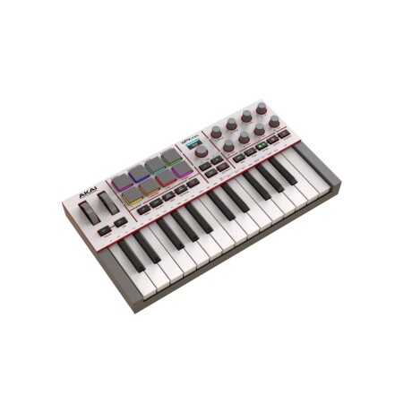 Controlador Midi Akai Mpk Mini 4 Iv Gen Blanco Controlador Midi Akai Mpk Mini 4 Iv Gen Blanco