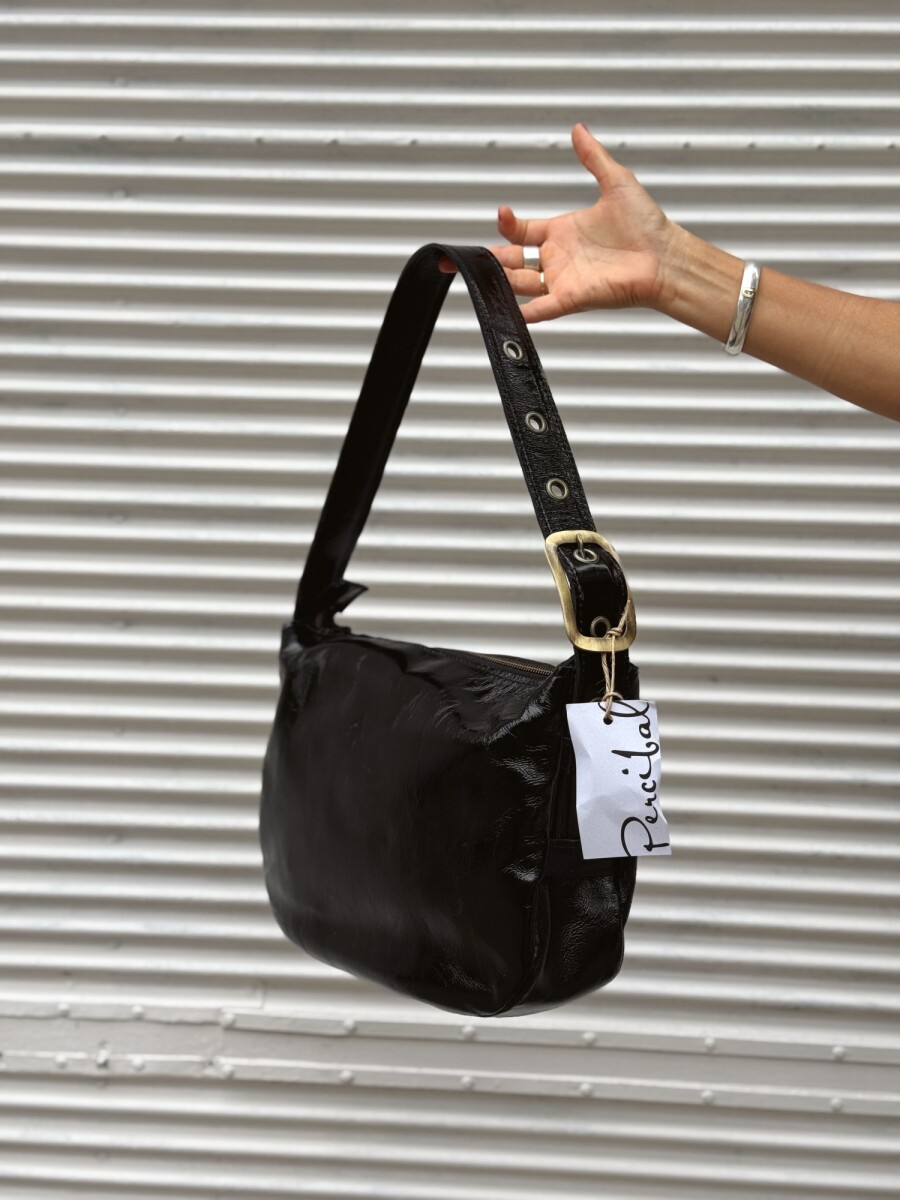 Bolso Moon - Negro Charol 