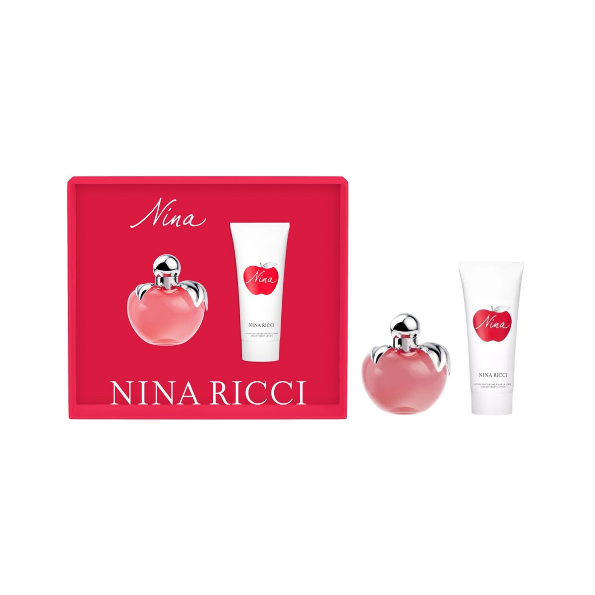 Set Perfume Nina Ricci Nina 50ml + Body Lotion Original 