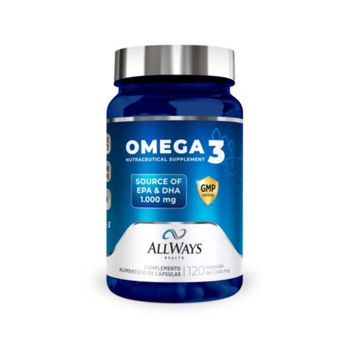 ALLWAYS OMEGA 3 FR. X 120 CAPS. única