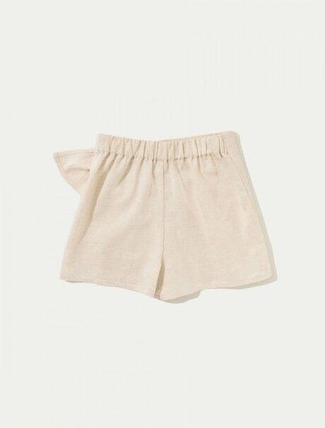 SHORT POLLERA INFANTIL BEIGE