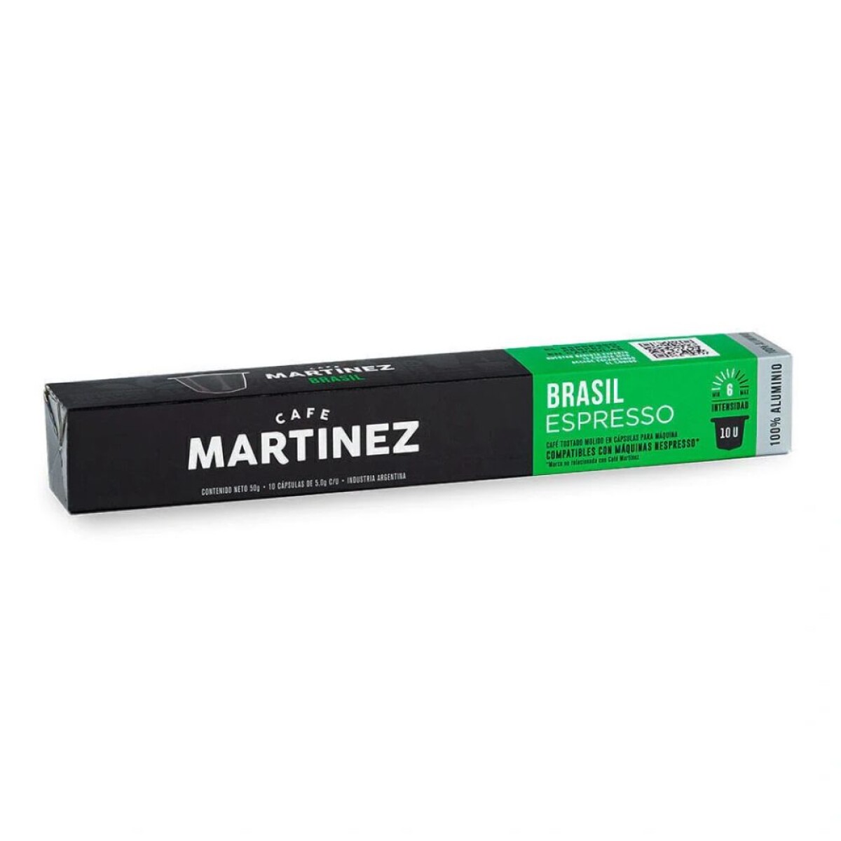 Café Martínez Capsulas Brasil Espresso 10u 