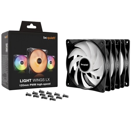 Fan Be Quiet! Light Wings LX 120MM Pwm Hs X 3 001