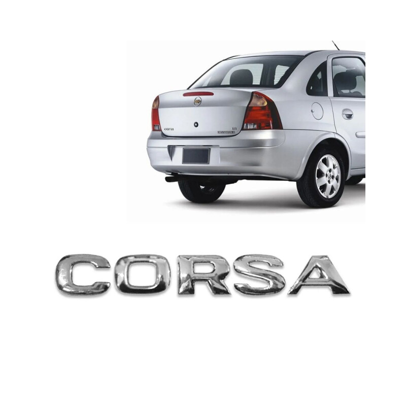 EMBLEMA TRASERO "CORSA" Emblema Trasero "corsa"