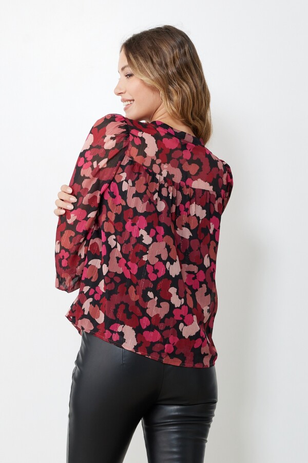 Blusa Lurex BORDEAUX/MULTI