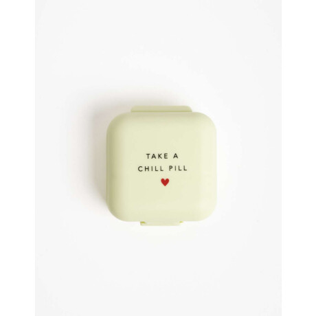 Pastillero Take A Chill Pill Combinacion Tricolor