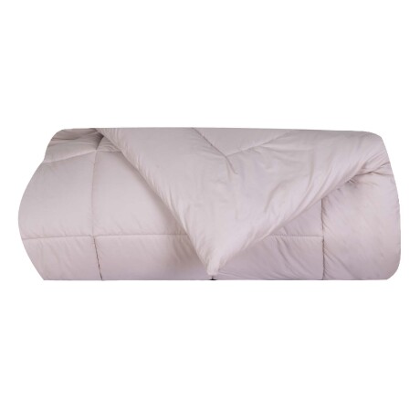 ACOLCHADO QUEEN ALGODON NATURAL-BEIGE PLUMI ARENA