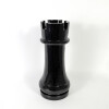 FIGURA AJEDREZ TORRE NEGRO 17X42CM Unica