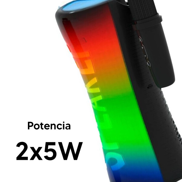 Parlante Portátil Ledstar Sp-335201 Metro PARLANTE PORTATIL BT SP-335201M AZUL
