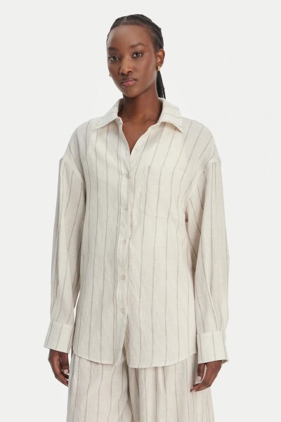 CAMISA RAYADA Crudo