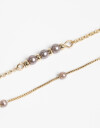 Pulseras Flexibles Sets Perla Set De Pulseras Flexibles Con Perlas - Dorado