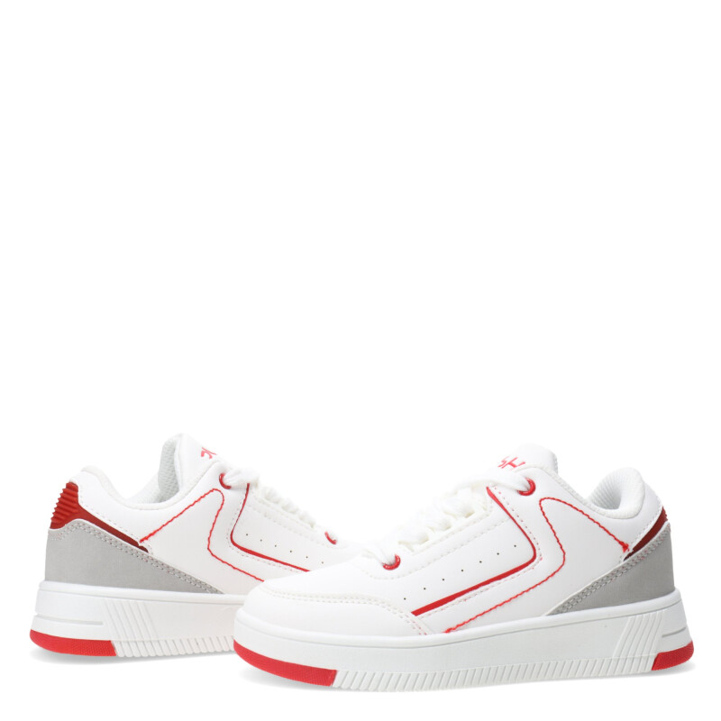 Championes Infantiles Push WUHU Blanco - Rojo