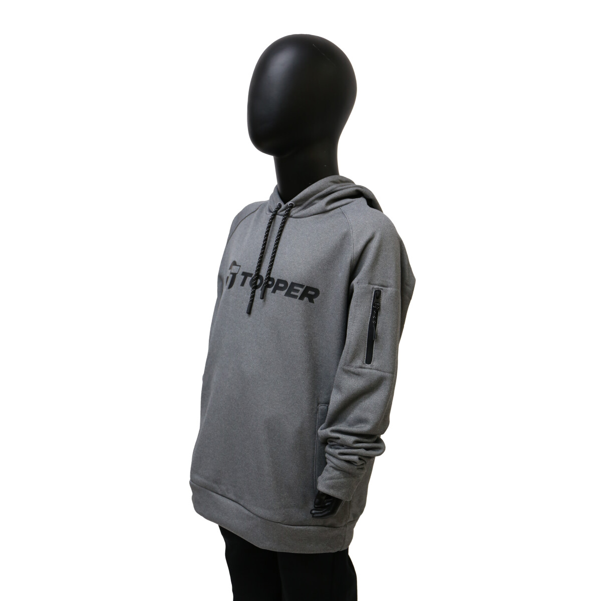 Canguro Infantil Topper Poly Fleece - Gris Melange 