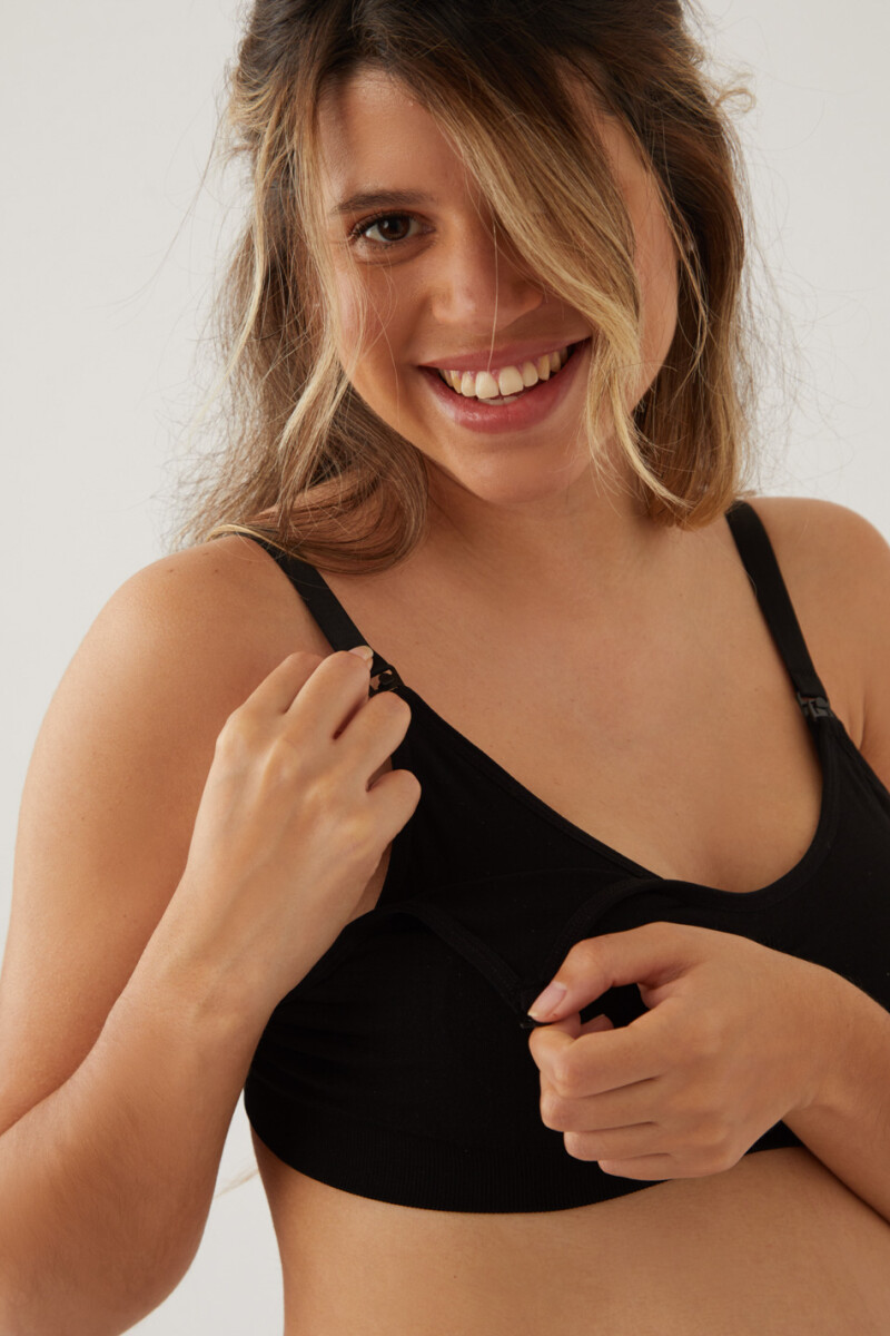 Soutien maternal sin costura Negro