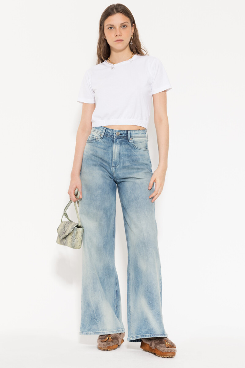 JEANS LINA GARDEN Azul